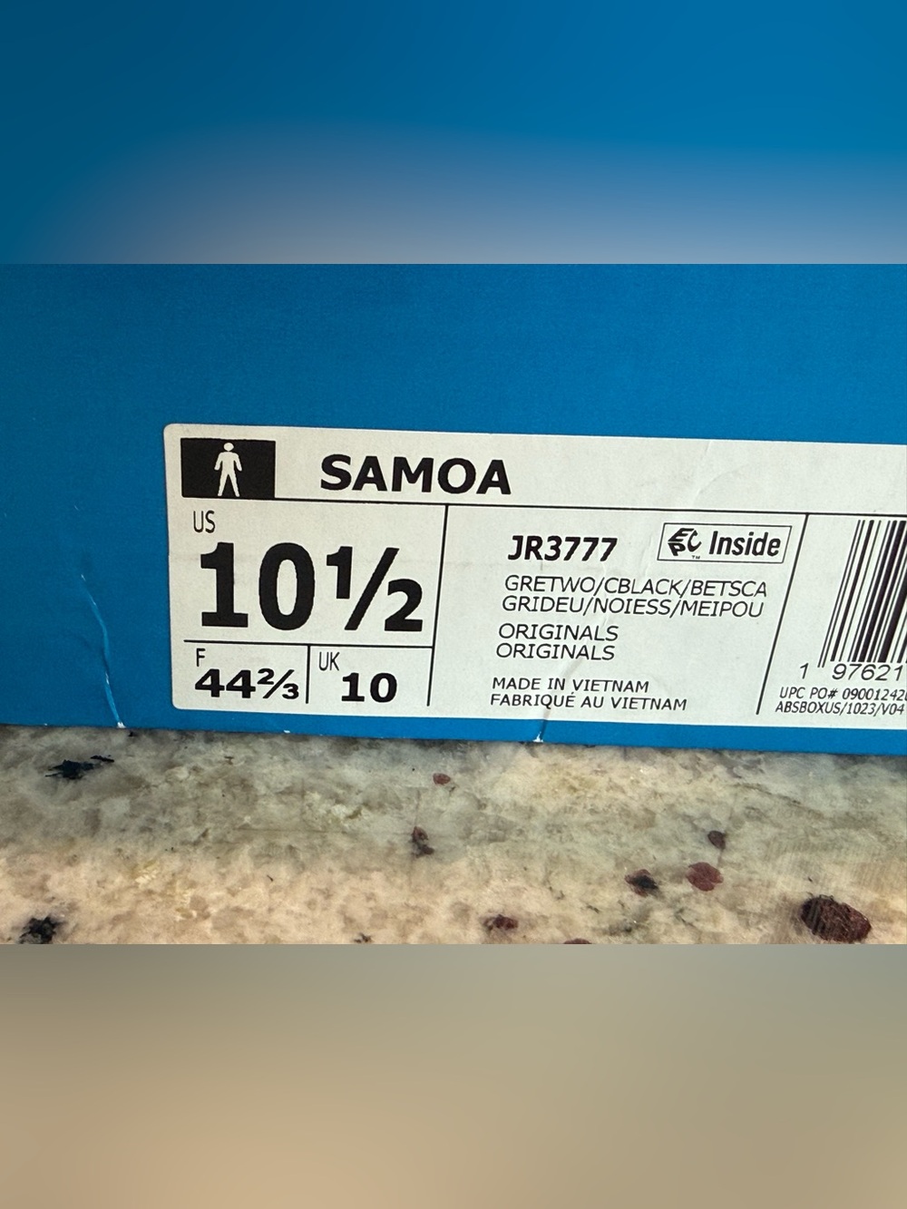 Adidas Samoa Men's Sneakers in Grey - Picture 13 of 15